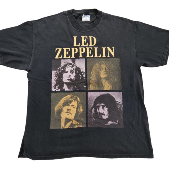 Vintage Led Zepplein XL Tee Shirt Winterland 90's Grunge Rock Band Concert - Picture 1 of 10